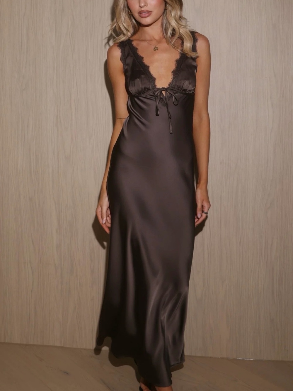 Camila Maxi Dress - Espresso
